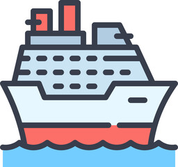 Obraz premium Yacht icon