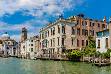 Architecture and landmark of Venice. Cozy cityscape of Venice