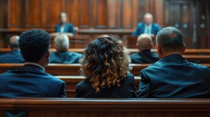 Parole Board Members Deliberating Rehabilitation and Decision-Making Case