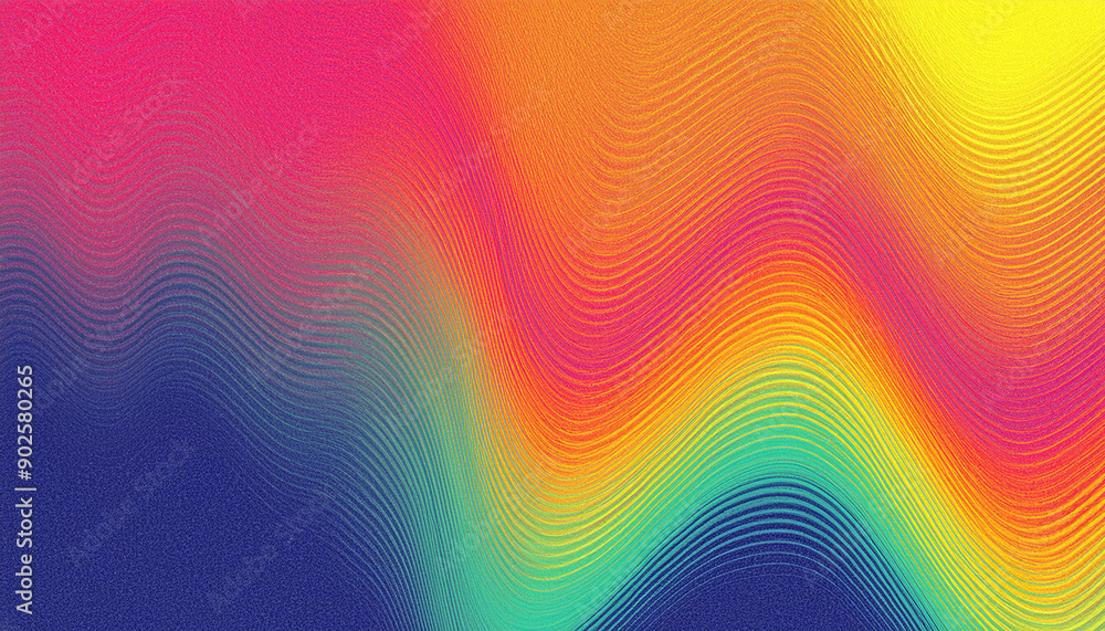 Poster abstract vibrant rainbow colors flow abstract grainy background pastel colors gradient texture abstr