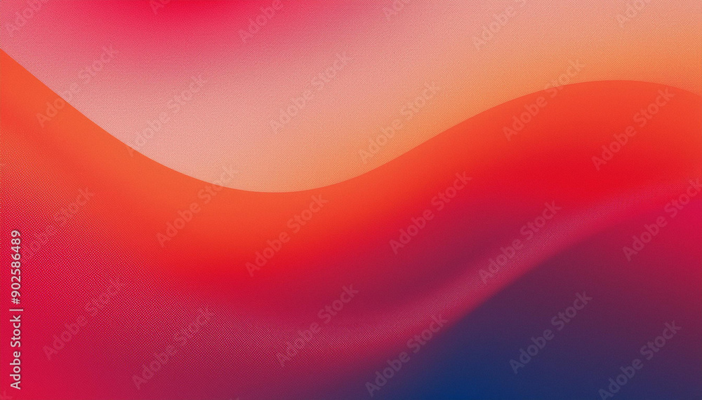 Poster abstract vibrant color flow abstract grainy background red gradient noise texture banner header
