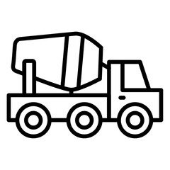 Mixer Truck Icon