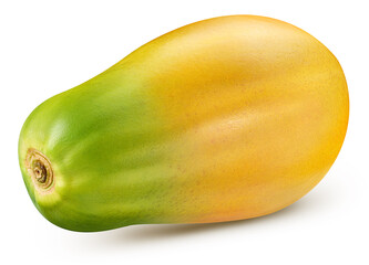 Papaya isolated on white background