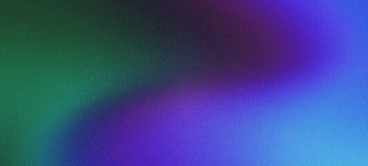 Dark blue black abstract gradient background grain noise texture effect dark vibrant color flow wave copy space 