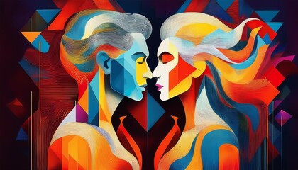 Obraz premium Infinity Twinflame Love