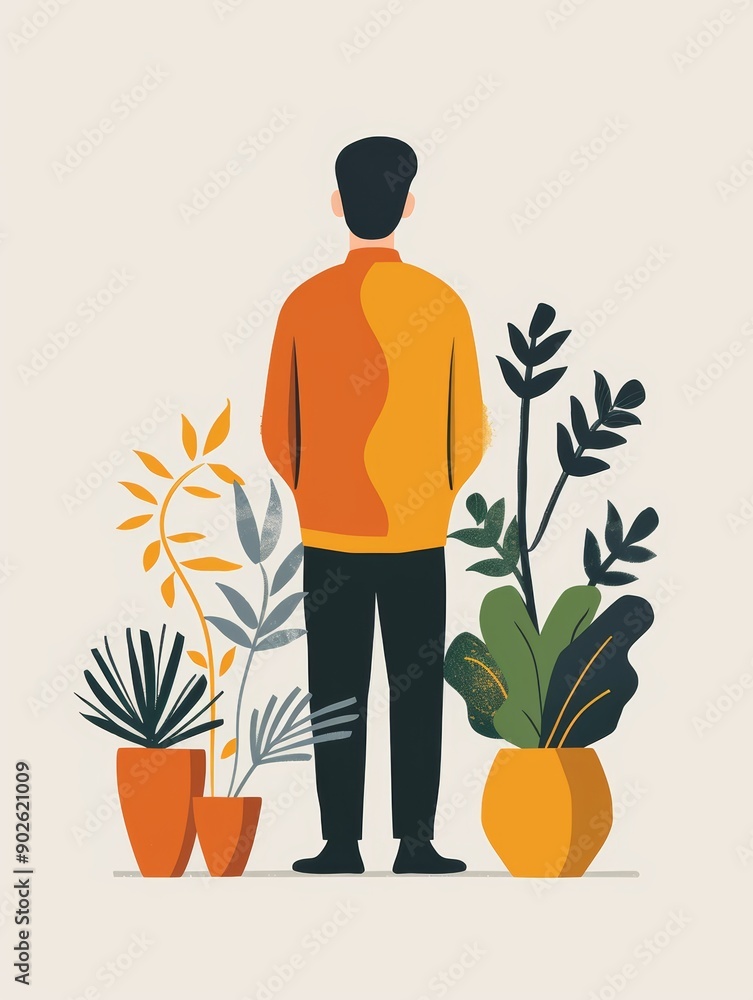 Poster cultivating self-compassion with mindful exercises generative ai