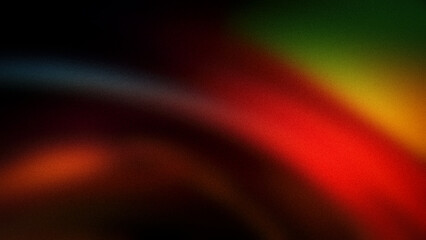 A dramatic gradient background featuring deep and rich colors blending from dark green to fiery red and orange, creating a bold and intense visual effect