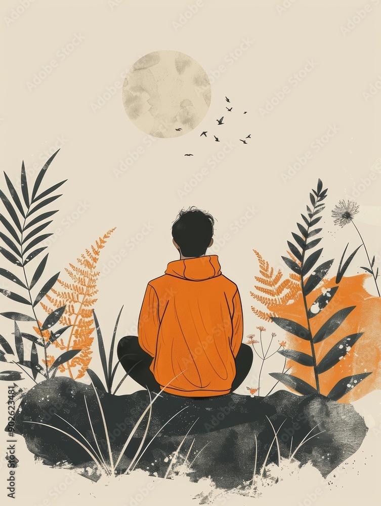 Poster mindful moment for self reflection generative ai