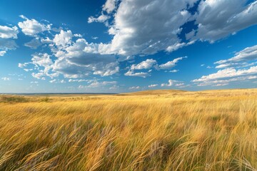 Golden Grasses Swaying  