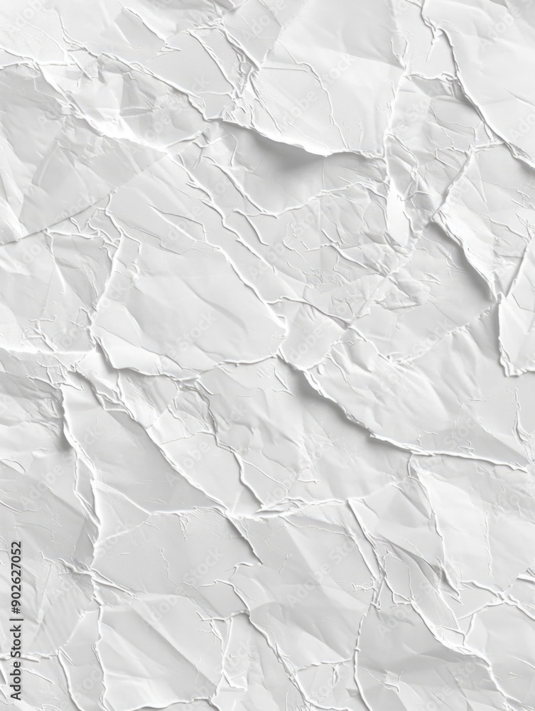 Poster The image is a close up of a piece of paper with a rough texture. The paper appears to be torn and crumpled, giving it a sense of disarray and chaos