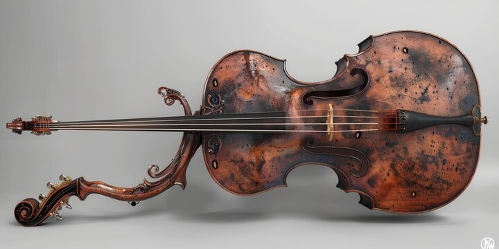 The Enormous Octobass. Exceptionally large string instrument concept