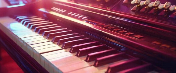 Majestic Organ Performance in a Grand Cathedral. Musical Excellence concept