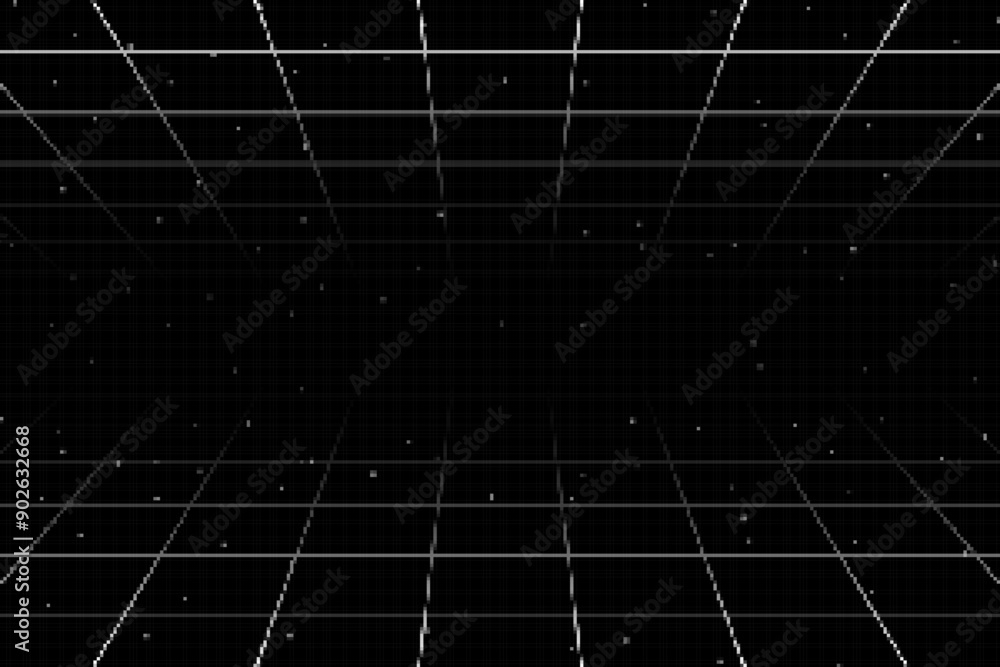Poster pixel art background.8 bit game.retro game. for game assets in vector illustrations.retro futurism s
