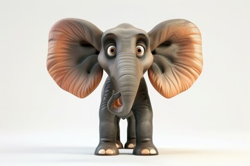 Obraz premium Wide-Eyed Elephant