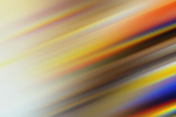 Abstract blurry light linest stripes, motion blur effect. Abstract blurred grainy background texture. Colorful digital grain soft noise effect pattern. For covers, screensavers, wallpapers, web, print