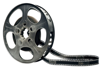 Obraz premium PNG Film strip wheel white background technology.