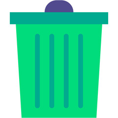 Vector Icon Trash Bin, Delete, Garbage Can, Rubbish Can, Uninstall