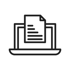 Online Document Icon