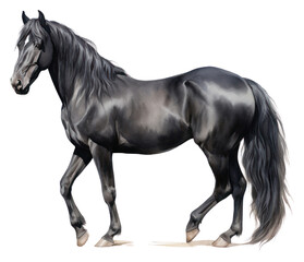 Fototapeta premium PNG Horse stallion standing mammal.