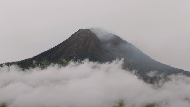 Mount Sinabung is an active volcano on the island of Sumatra, Indonesia.