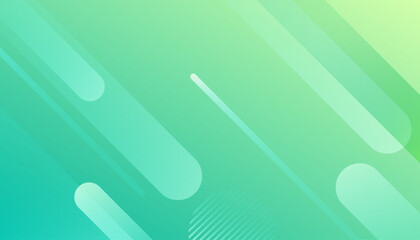 Green geometry abstract background. Vector illustration