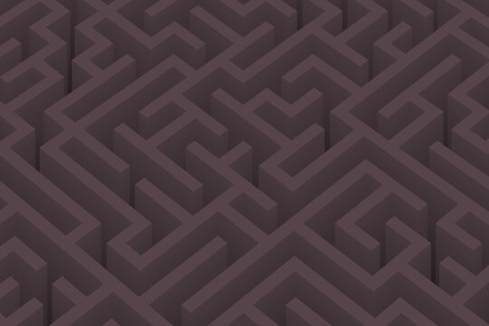 Deep plum geometric pattern with a complex layered zigzag design for a subtle yet impactful visual texture