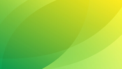 Abstract green color background with circles. Vector illustration