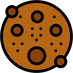 Vector Icon Borden, Choco ball, food, bakery, desserts