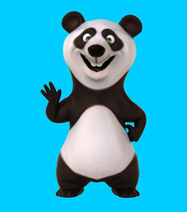 Fun 3D cartoon panda © Julien Tromeur