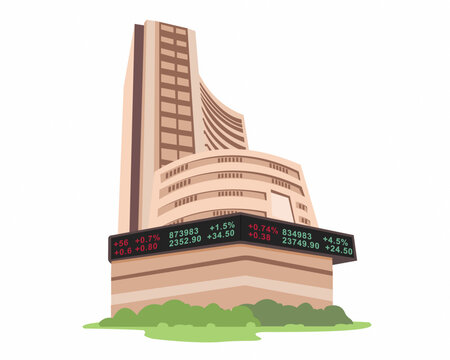 Bombay stock exchange BSE building Indian stock exchange