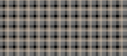 Beige and black plaid pattern background