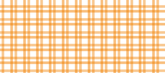 Orange and white plaid pattern background