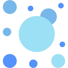 Vector Icon Bubbles, Ocean, Water, Nature, Sea, Drops