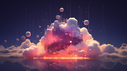 Cloud ComputingCloud StorageFuture CityCyber World