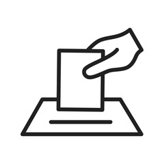 Vote icon vector image. Suitable for mobile application web application and print media.