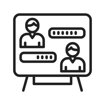 Score Board icon vector image. Suitable for mobile application web application and print media.