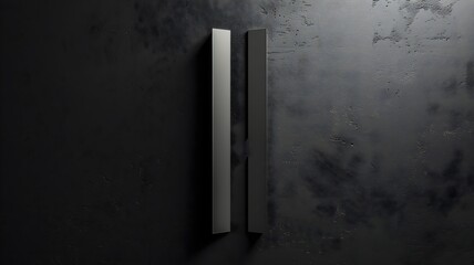 A sleek business logo featuring a unique abstract mark with sharp geometric shapes, captured in high-definition. 
