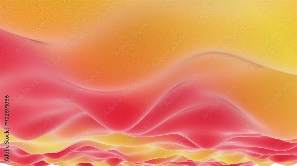 Poster abstract background with red and yellow wavy lines, suitable for modern design projects, website bac