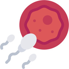Fertilization, Sperm, Healthcare and Medical, Biology, Reproduction Icon