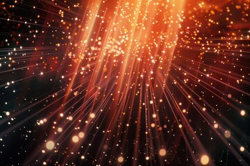 Fototapeta premium A blurred image of a starburst