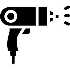 Heating, Gun, Handgun, Professions and Jobs, Heat, Tool Icon