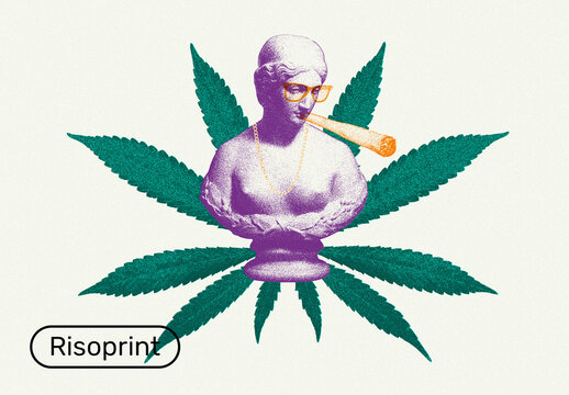Risoprint Effect