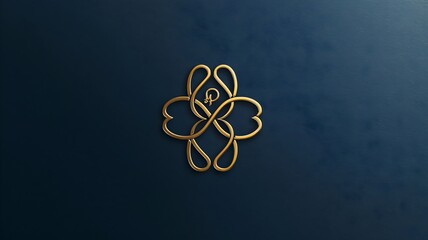 A sleek business logo featuring a unique abstract mark with sharp geometric shapes, captured in high-definition. 
