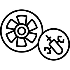 Obraz premium Appliance Repair Icon