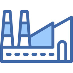 Vector Icon Factory, Manufacturing, Manufacture, Manufacturer, Industry, Industrial