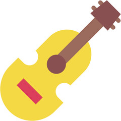 Vector Icon Guitar, Cultures, Music And Multimedia, Folk, Orchestra, Instrument