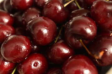 cherries in a bowl