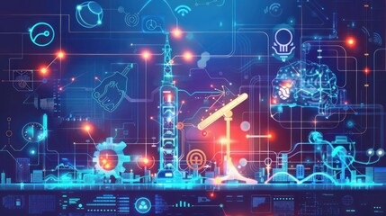 Infographic showing the impact of AI data on various industries