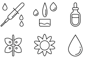 Treatment line art illustration Design