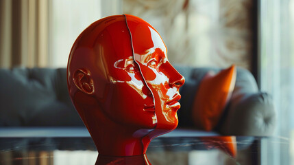 the Rubin Vase that can be seen as either a vase or two faces